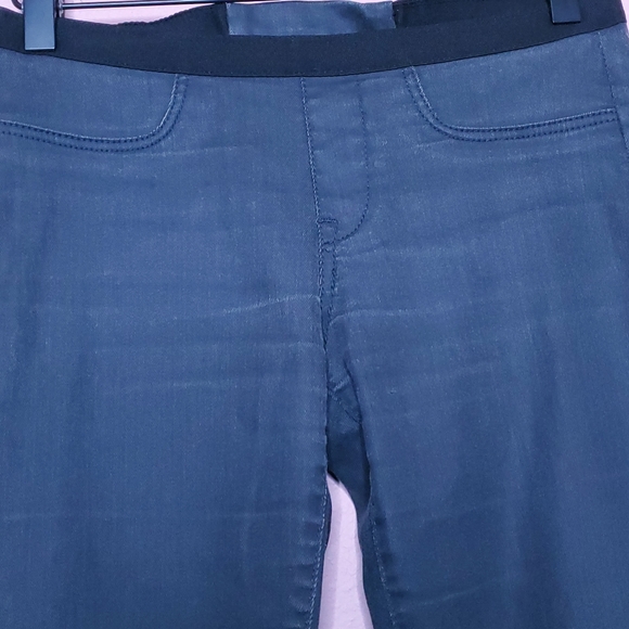 Helmut Lang Coated Sheen Pull on Skinny Pants - Picture 6 of 15